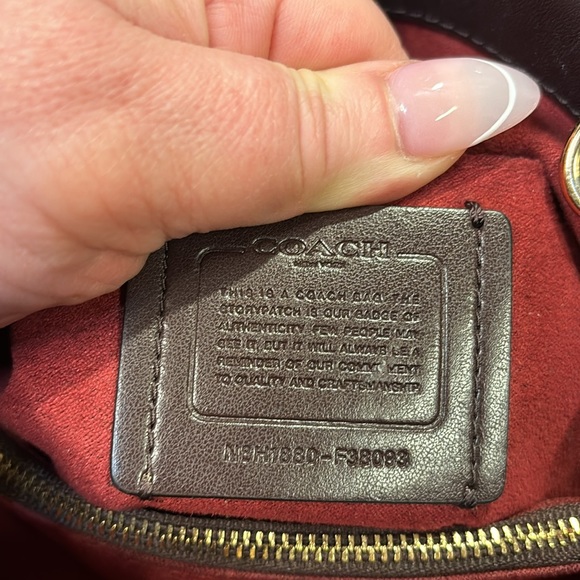 Coach Minetta in a Glossy Plum - Picture 7 of 8